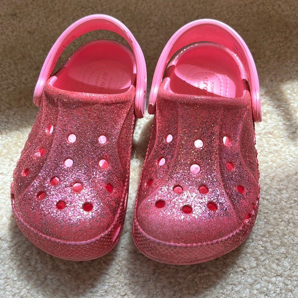 Glitter crocs